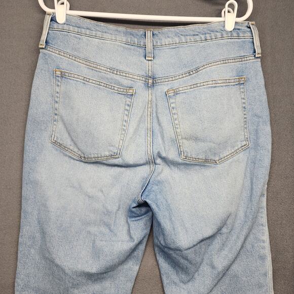 J Crew Jeans Women 31 Light Wash Blue Essential Straight Denim Casual Cropped - Picture 12 of 12